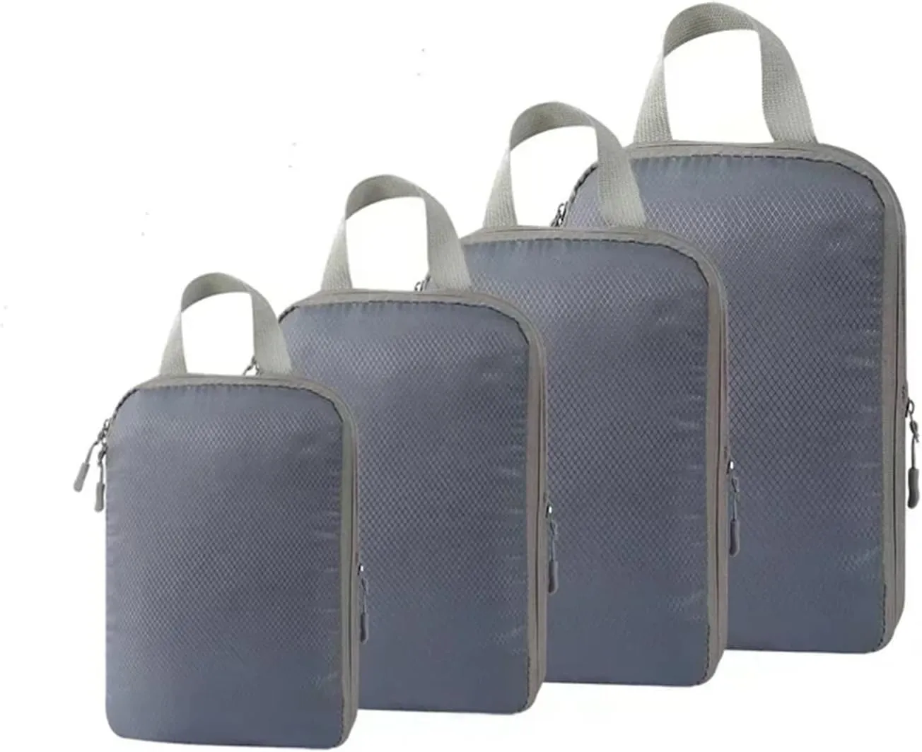 4Pcs Travel Compression Packing Cubes Bag Portable Suitcase Clothes Organizers Luggage Storage Cases Drawer Bags