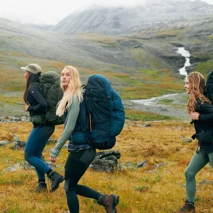 Abisko Pro Women's Fjallraven Hiking Tights, Black/Iron Gray