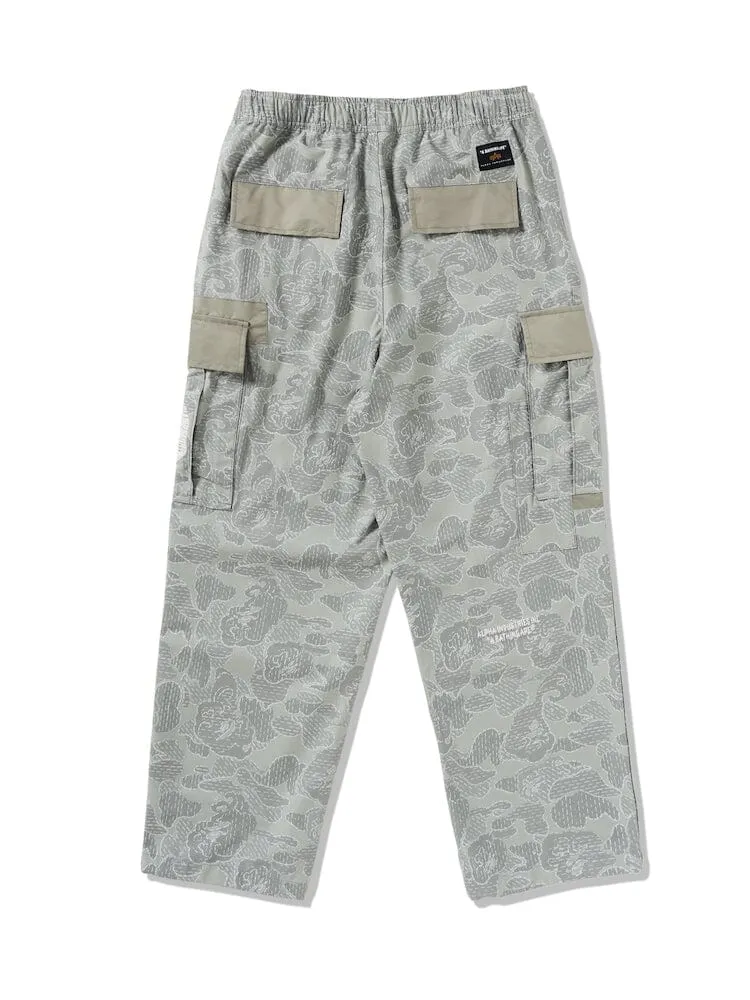 ALPHA X BAPE 6-POCKET PANTS