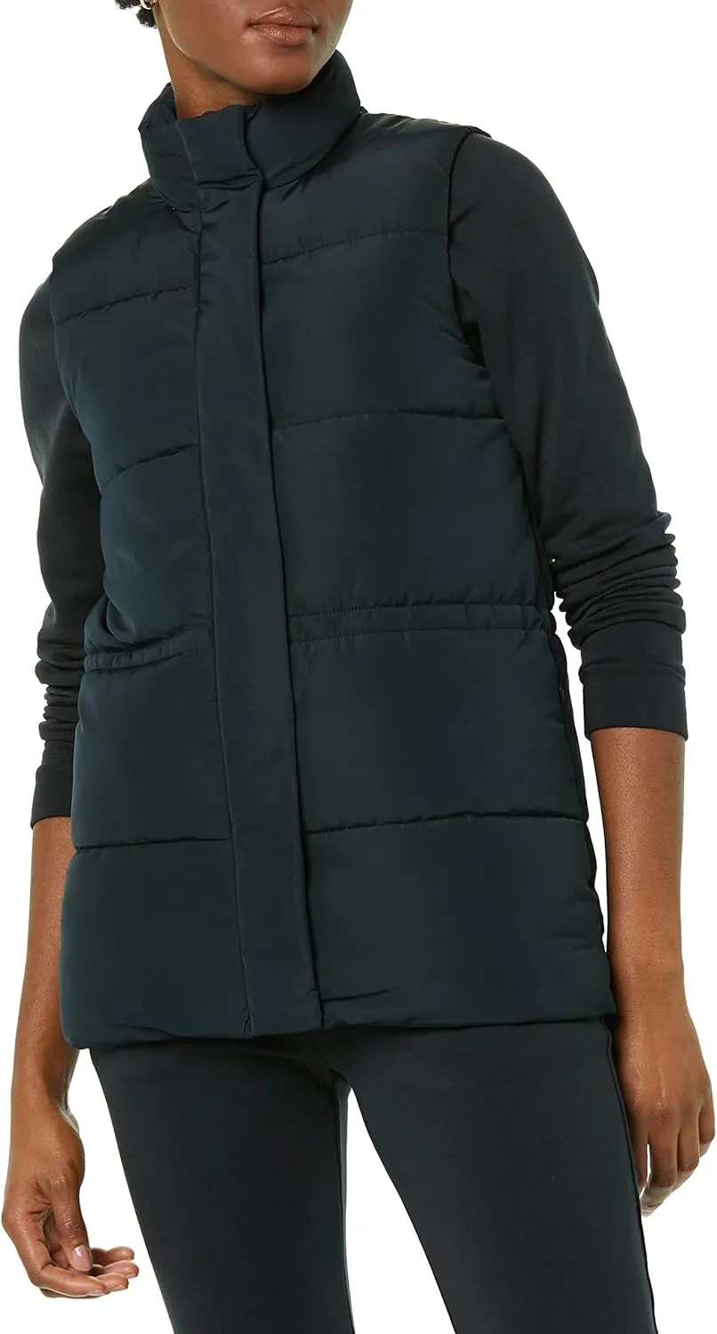 Amazon Aware Women's Relaxed-Fit Water Repellent Recycled Polyester Puffer Vest (Available in Plus Size) (Previously