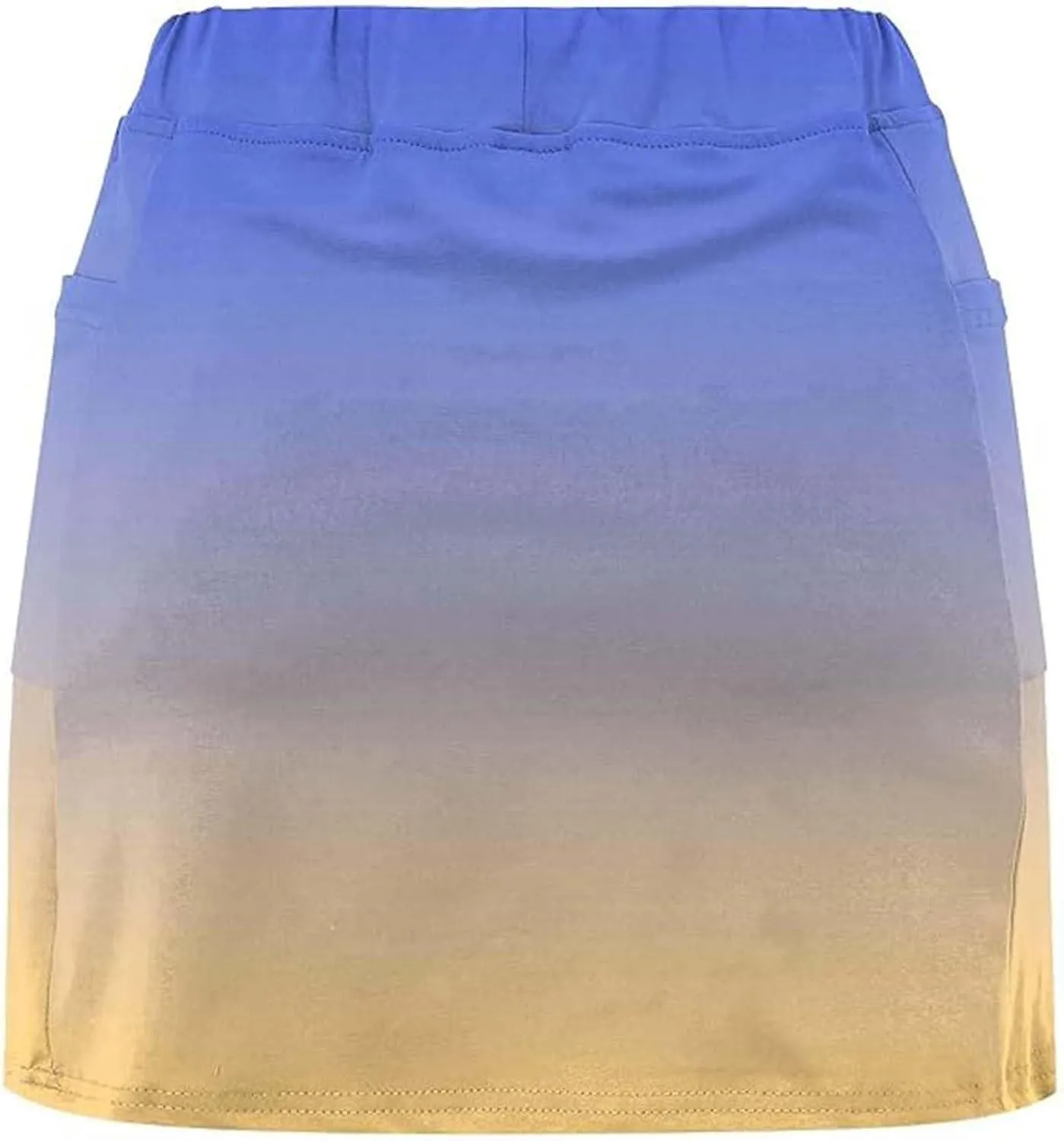 Athletic Skorts for Woman Elastic High Waisted Tennis Golf Skirts with Built-in Shorts Yoga Skirts with Pockets