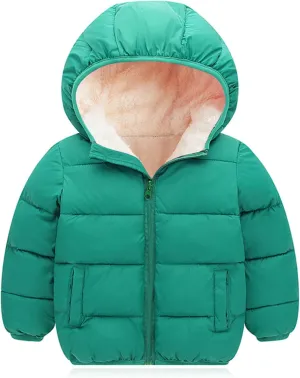 BFUSTYLE Toddler Winter Coats Hooded Infants Fleece Jacket Thickened Jacket for Baby Girls Boys 1-5T