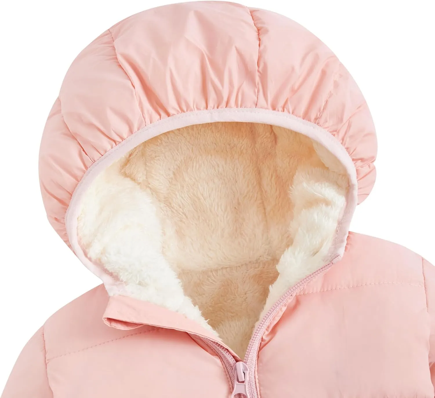 BFUSTYLE Toddler Winter Coats Hooded Infants Fleece Jacket Thickened Jacket for Baby Girls Boys 1-5T