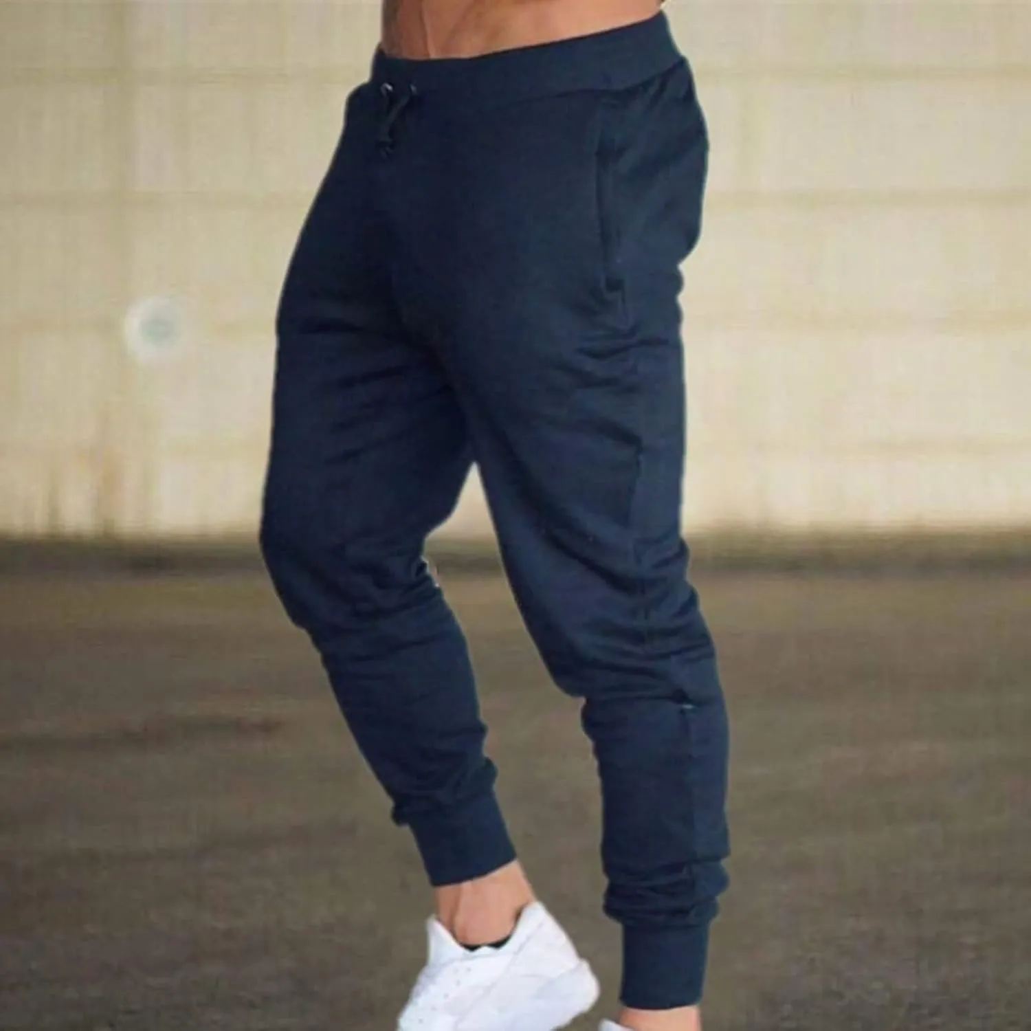 Cargo Trousers for Men Pants Casual Drawstring Athletic Jogger Sports Outdoor Trousers Mens Active Fleece Athletic