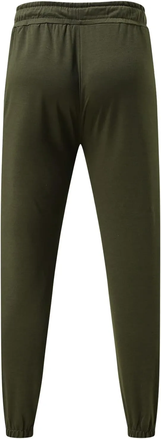 Cargo Trousers for Men Pants Drawstring Sports Trousers Men's Casual Cargo Pants Loose Fit Jogger Sweatpants Tactical