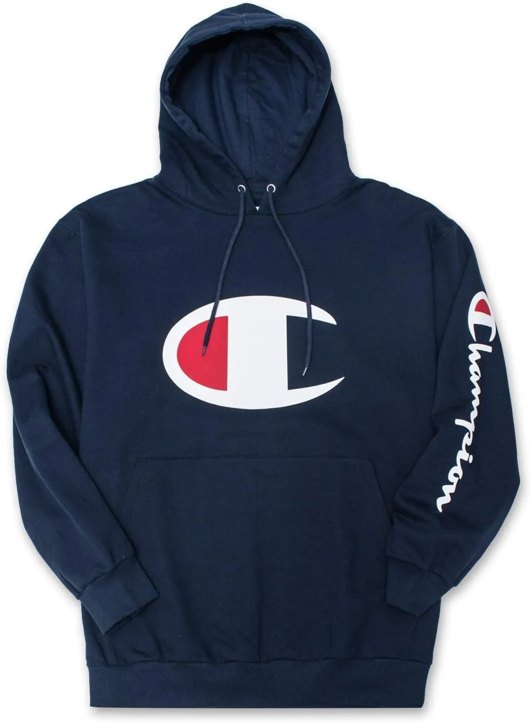 Champion Hoodie for Men Big And Tall Mens Oversized Pullover Fleece Sweatshirt
