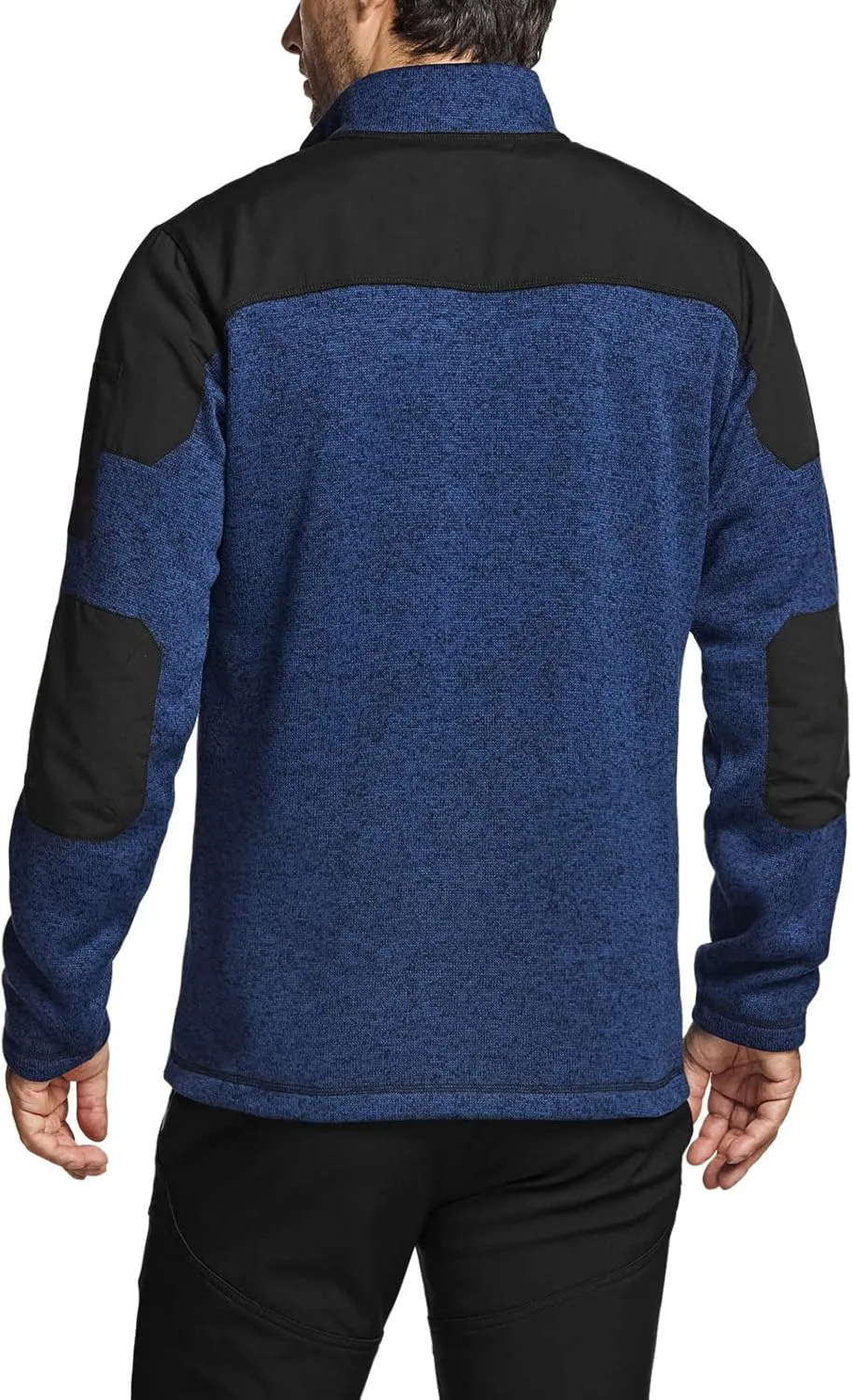 CQR Men's Thermal Fleece Half Zip Pullover, Winter Outdoor Warm Sweater, Lightweight Long Sleeve Sweatshirt