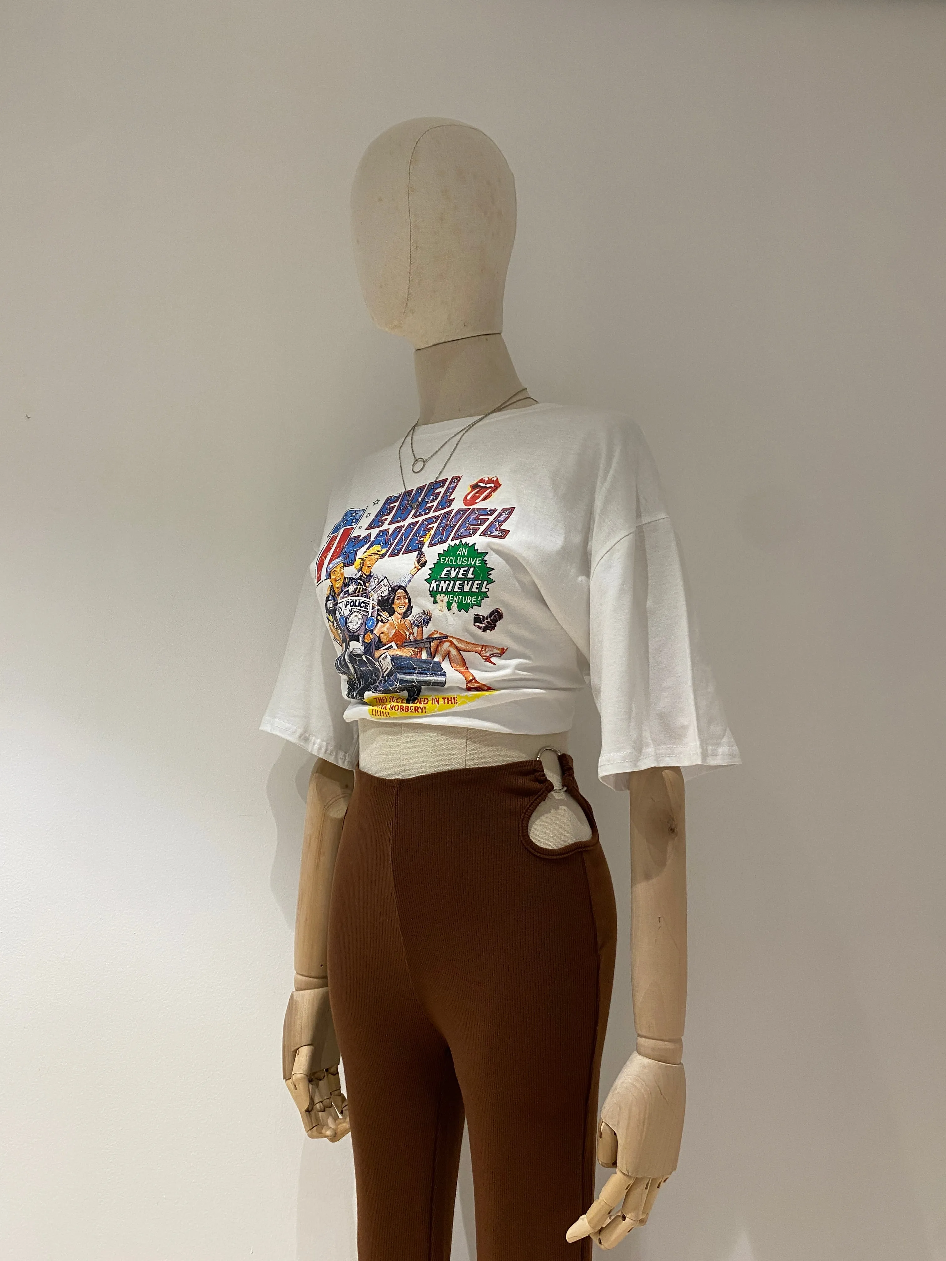 Cutout Flare Pants - Chocolate