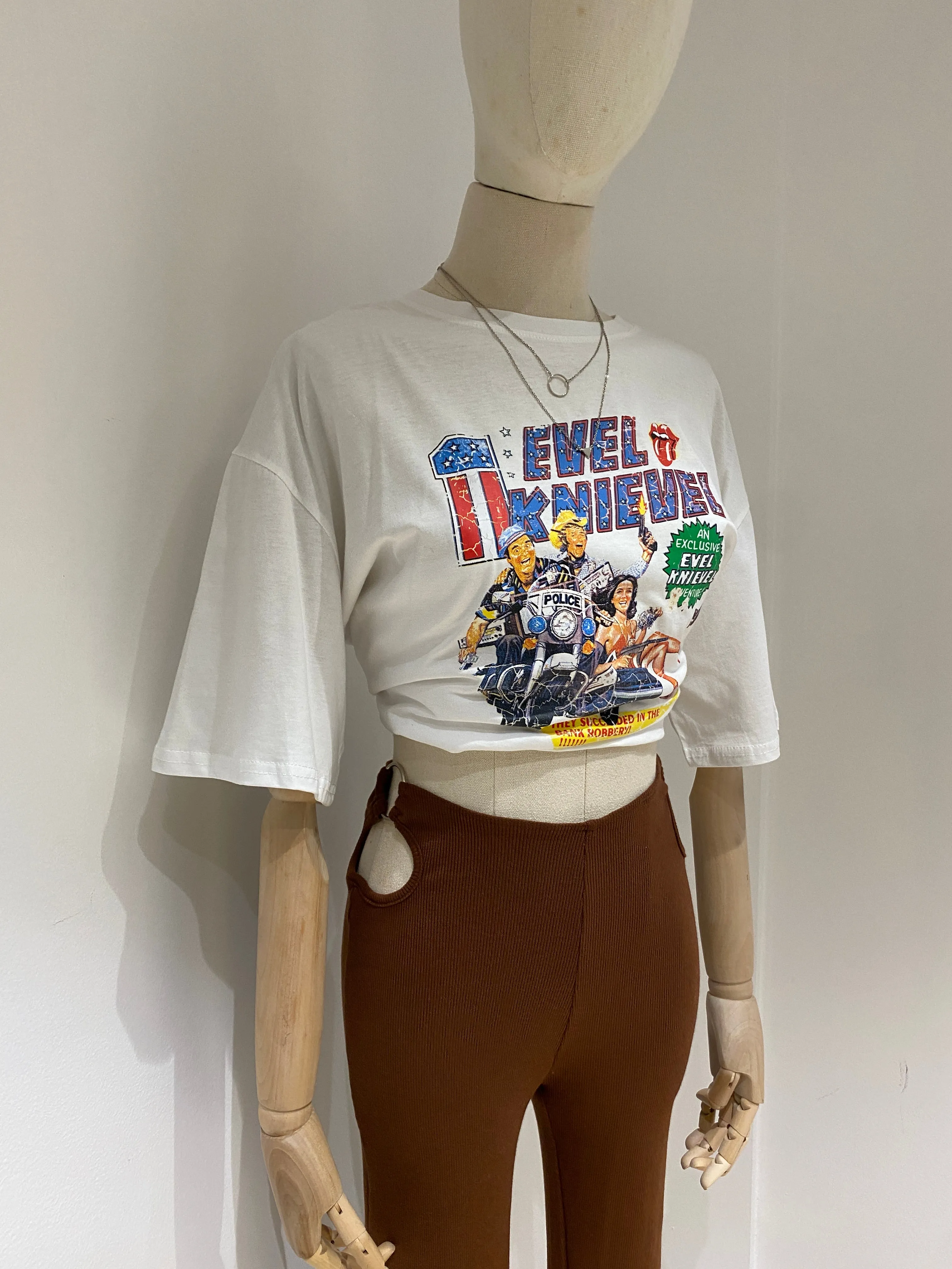 Cutout Flare Pants - Chocolate