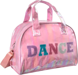 Dance Duffle Crossbody Garment Bags for Dancers, Girls, Teens, Athletes Glitter Dance Workout Carry On Waterproof Weekender Overnight Duffel Bag with Pockets