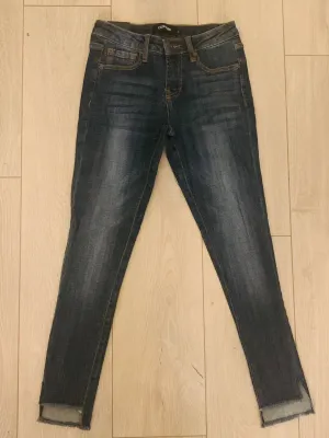 Dark Denim Wash Cut Offs