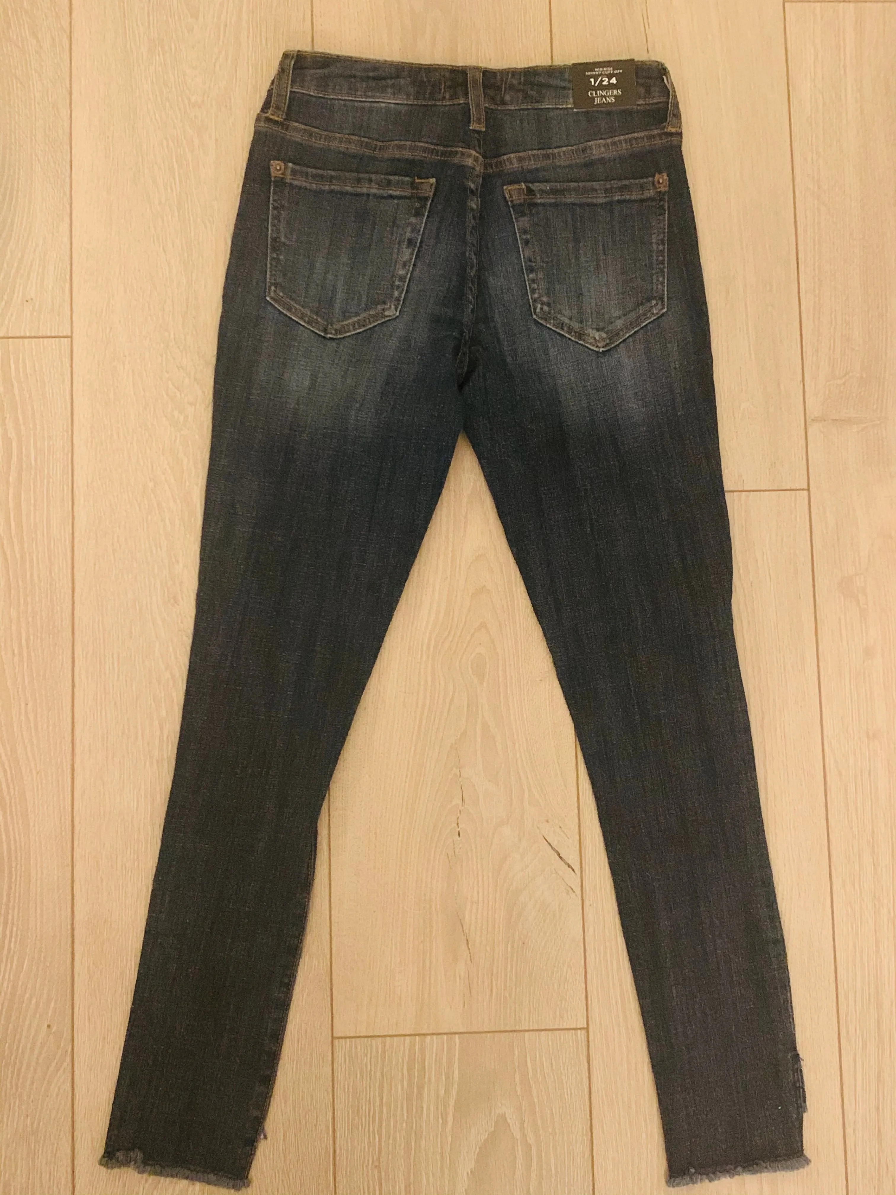Dark Denim Wash Cut Offs