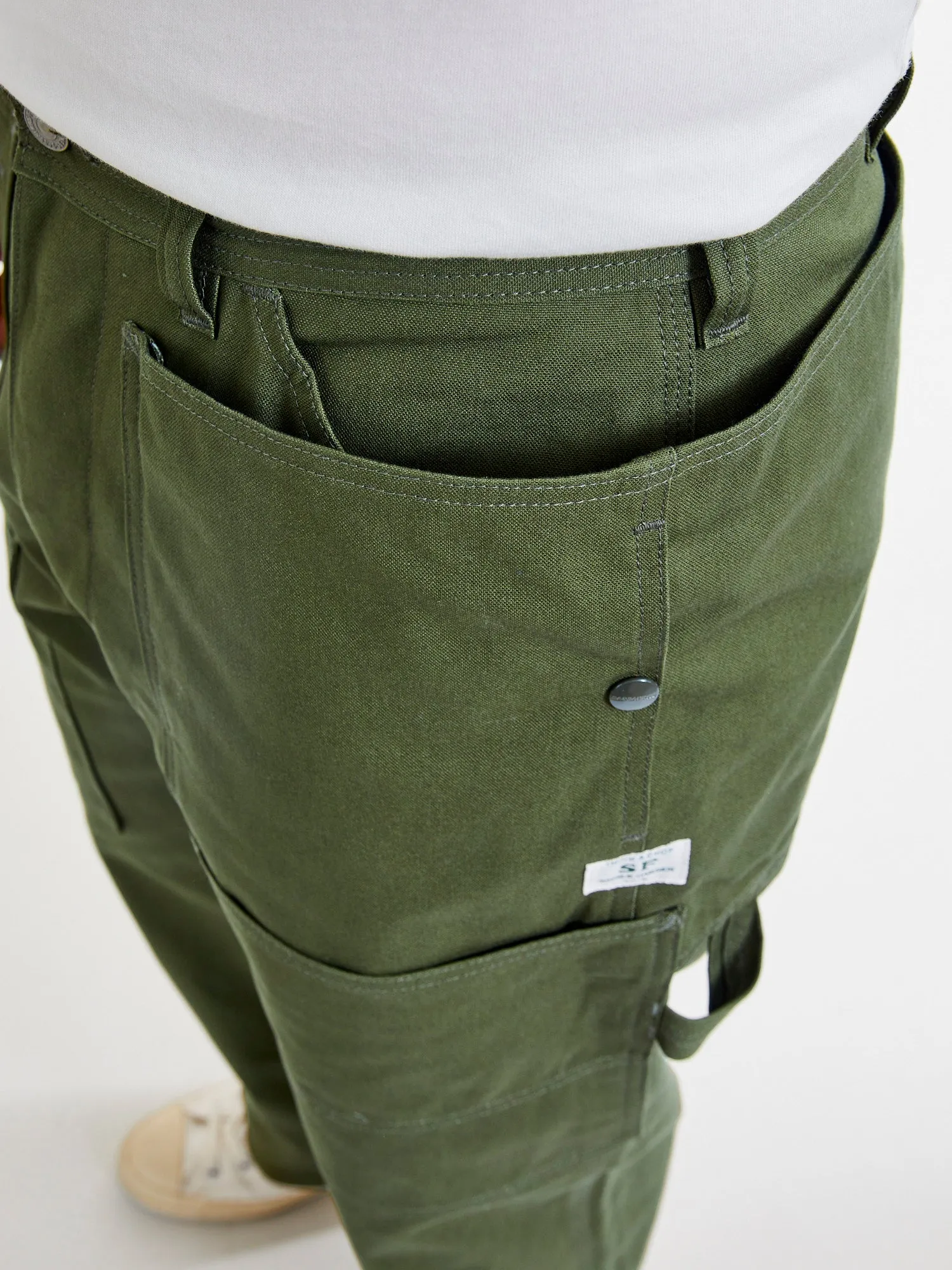 Fall Leaf Tough Pants in Olive Duck Canvas