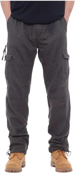 GOFULY Men Cargo Pants Slim with Pockets Fashion Pants Ripstop Stretch Special Occasions Sweatpants Baggy Tactical Pants