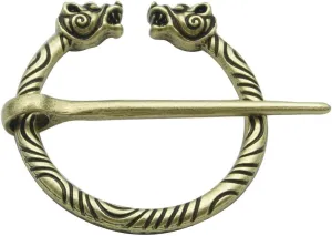 Handpicked Retro Viking Brooch Collection Twisted Knotted Fibula Cloak Pin Penannular Cloak Pin And Shawl Pin In Authentic Nordic Style