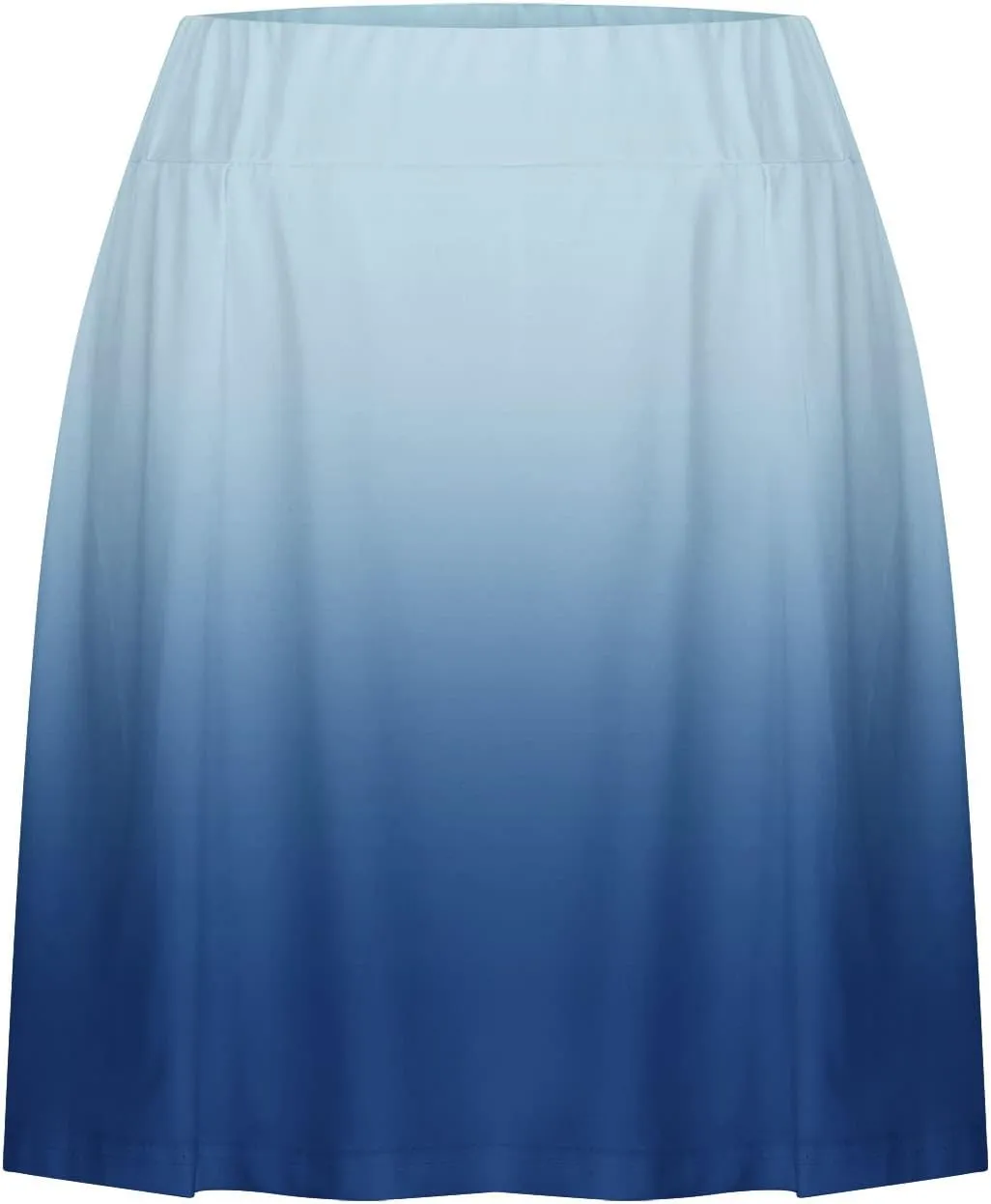 HGps8w Women High Waisted Tennis Skirts Gradient Athletic Stretchy Tummy Control Flowy Golf Skorts Skirts with Pockets Shorts