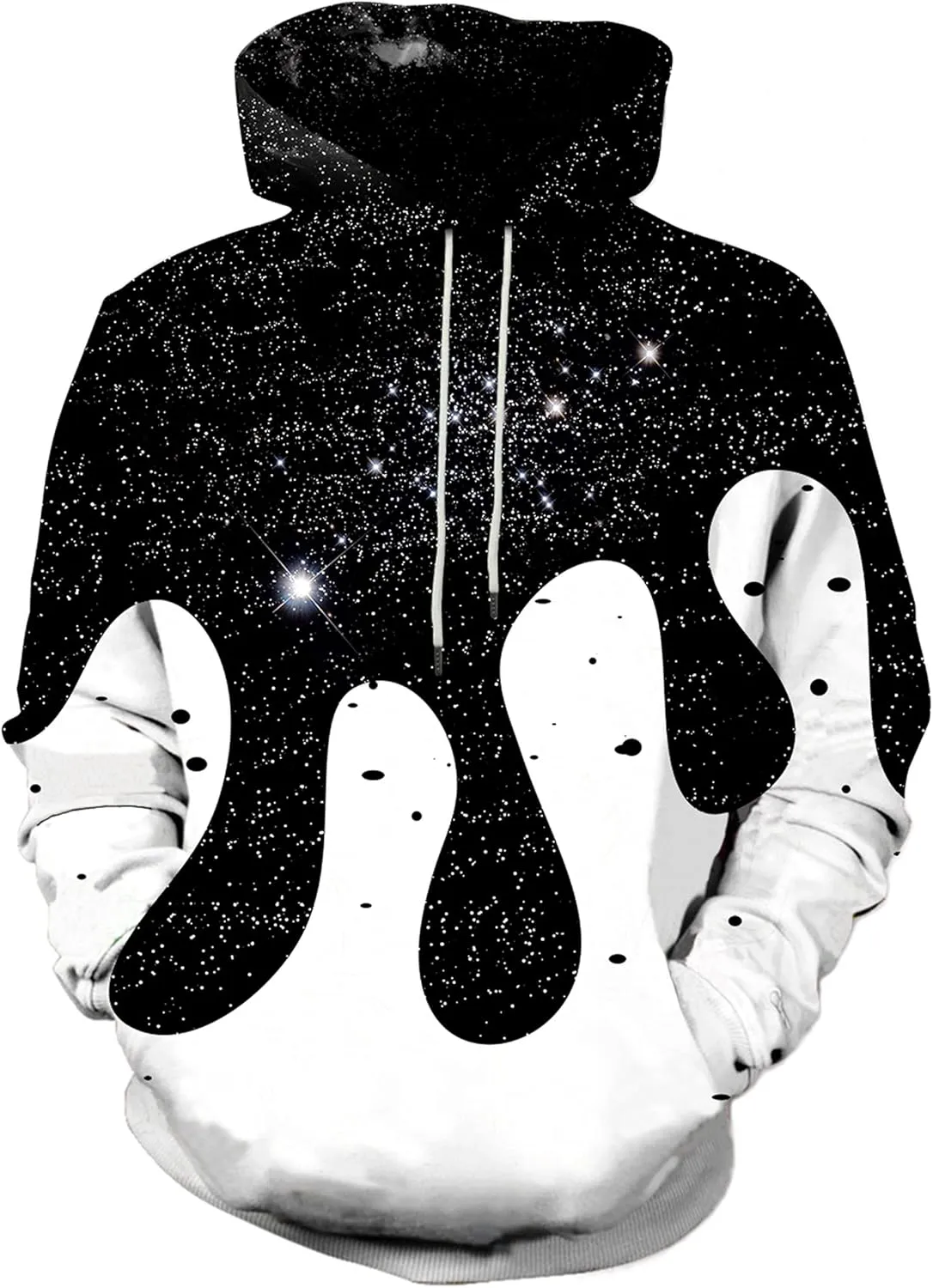 Hgvoetty Unisex 3D Novelty Hoodies for Men Women Cool Graphic Pullover Sweatshirts with Pockets