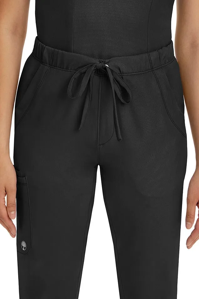 HH Works Women's Scrub Set Monica Top & Tall Rebecca Pant | Black