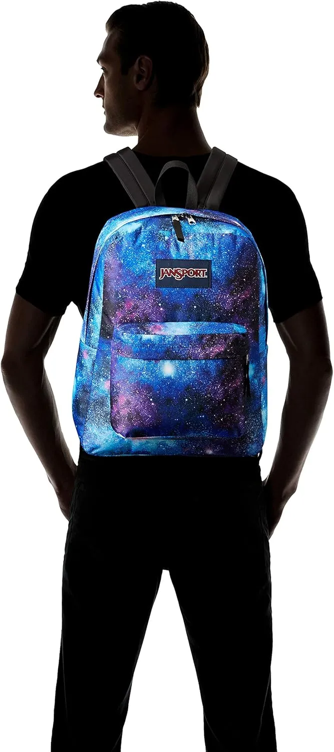 JanSport SuperBreak One Backpack - Durable, Lightweight Bag with 1 Main Compartment, Front Utility Pocket with Built-in Organizer, Premium Backpack, Deep Space
