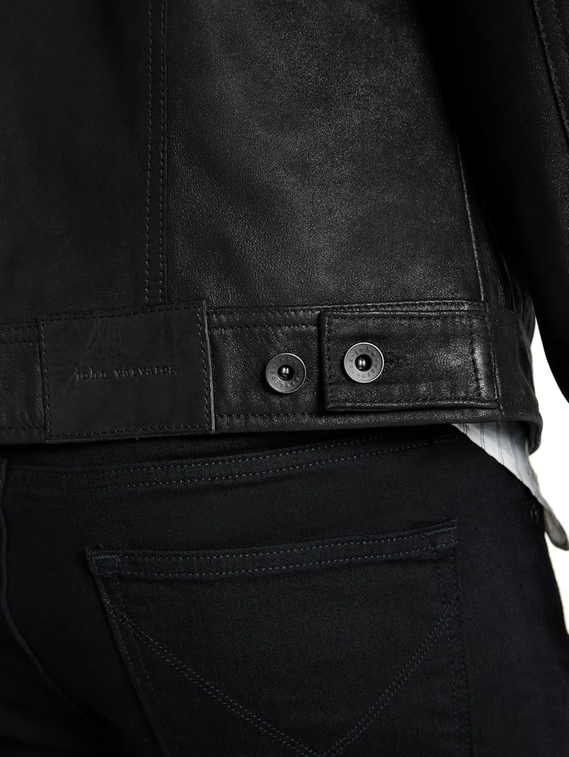 John Varvatos Men's Andrew Leather Jacket