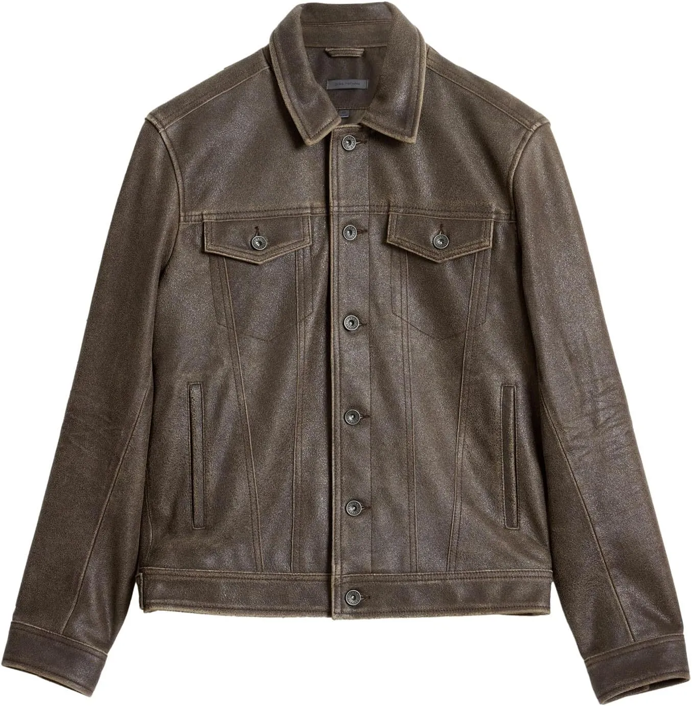 John Varvatos Men's Andrew Leather Jacket