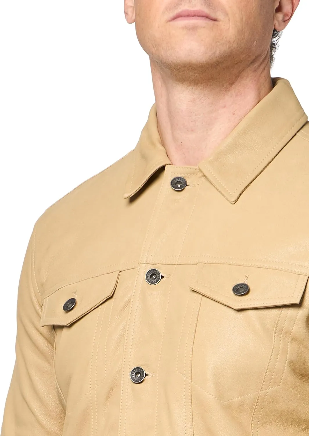John Varvatos Men's Andrew Leather Jacket