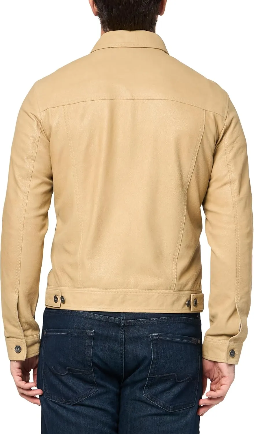 John Varvatos Men's Andrew Leather Jacket