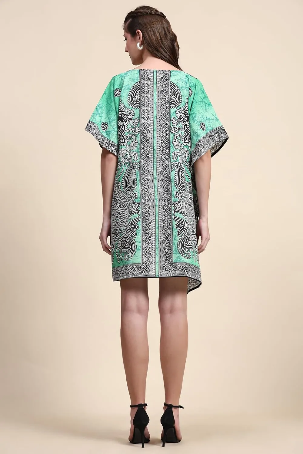 Kaftan New Years Dresses for Women Plus Size Midi Beach Cover up Caftans for Women Free Size