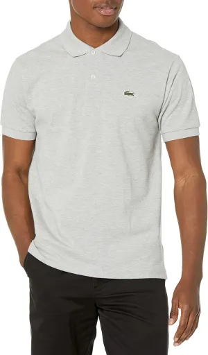 Lacoste Men's Short Sleeve Pima Jersey Interlock Regular Fit Polo Shirt