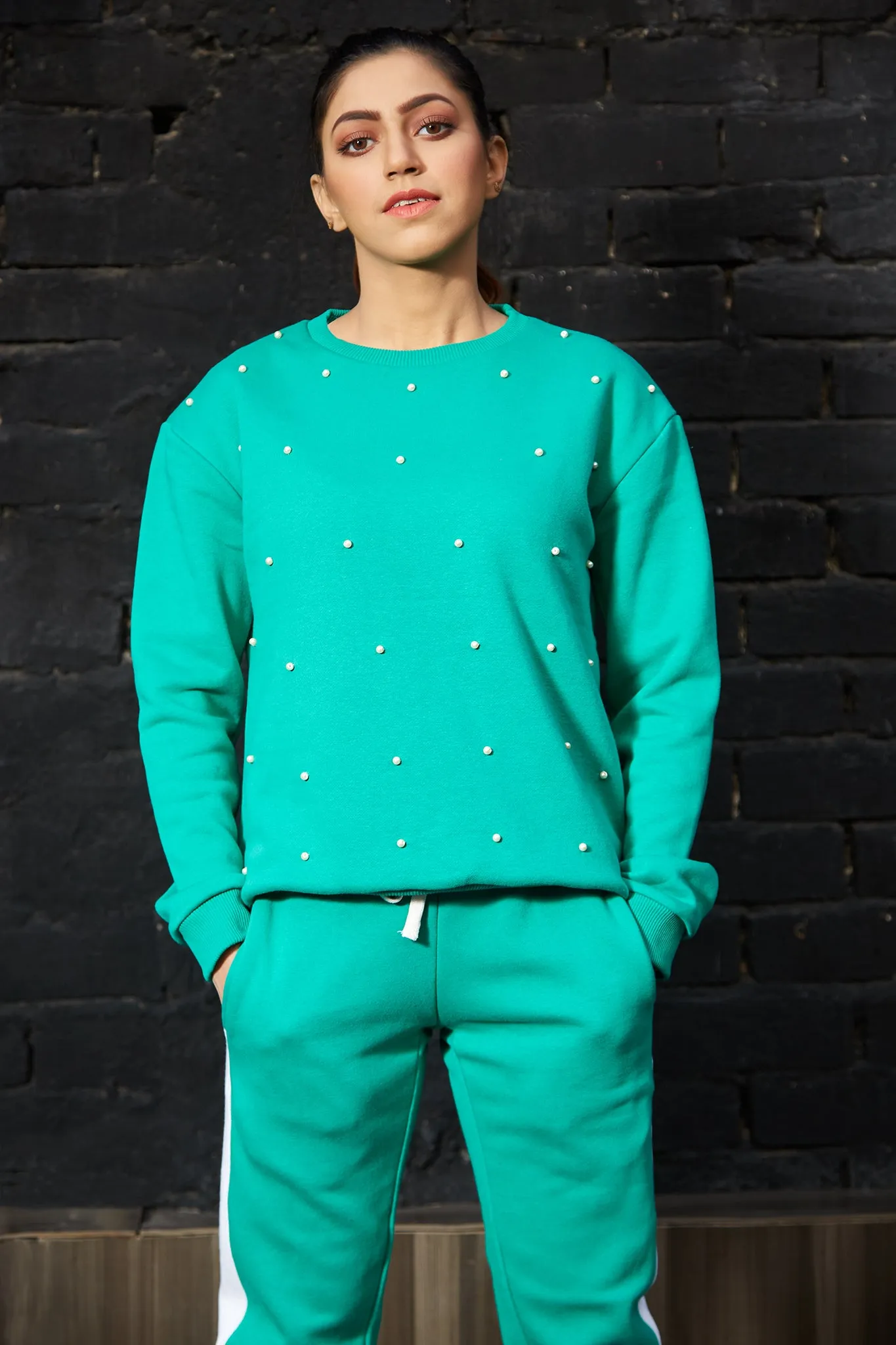 Ladies Pearls Activewear (Royal Green)