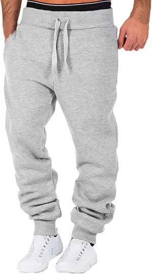 Mens Workout Cargo Sweatpants Jogger Sweatpants for Men Men's Fleece Lounge Pants Mens Fleece Active Athletic Workout