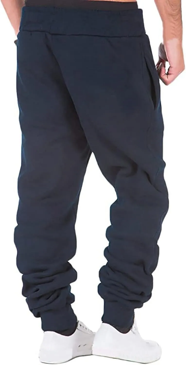 Mens Workout Cargo Sweatpants Jogger Sweatpants for Men Men's Fleece Lounge Pants Mens Fleece Active Athletic Workout