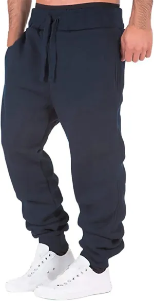 Mens Workout Cargo Sweatpants Jogger Sweatpants for Men Men's Fleece Lounge Pants Mens Fleece Active Athletic Workout