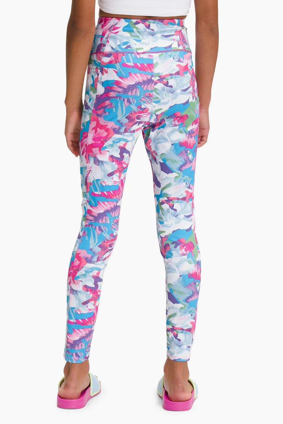 North Face Never Stop Girls Legging - Pink Camo (Size 14/16 left)