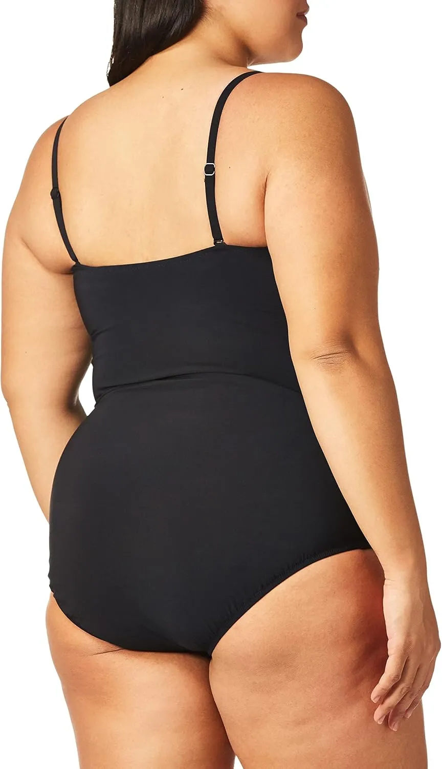 Profile by Gottex Women's Solid Twist Front Bandeau One Piece Swimsuit