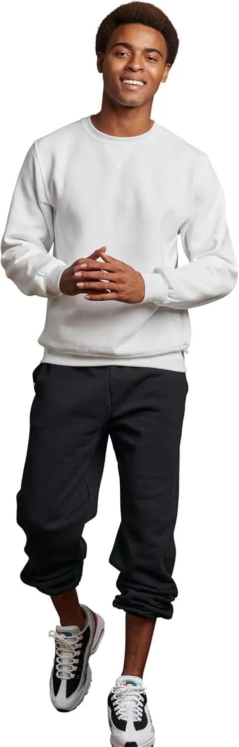 Russell Athletic Men's Dri Power Fleece Elastic Bottom Sweatpants, Relaxed Fit, Moisture Wicking, with or Without Pockets