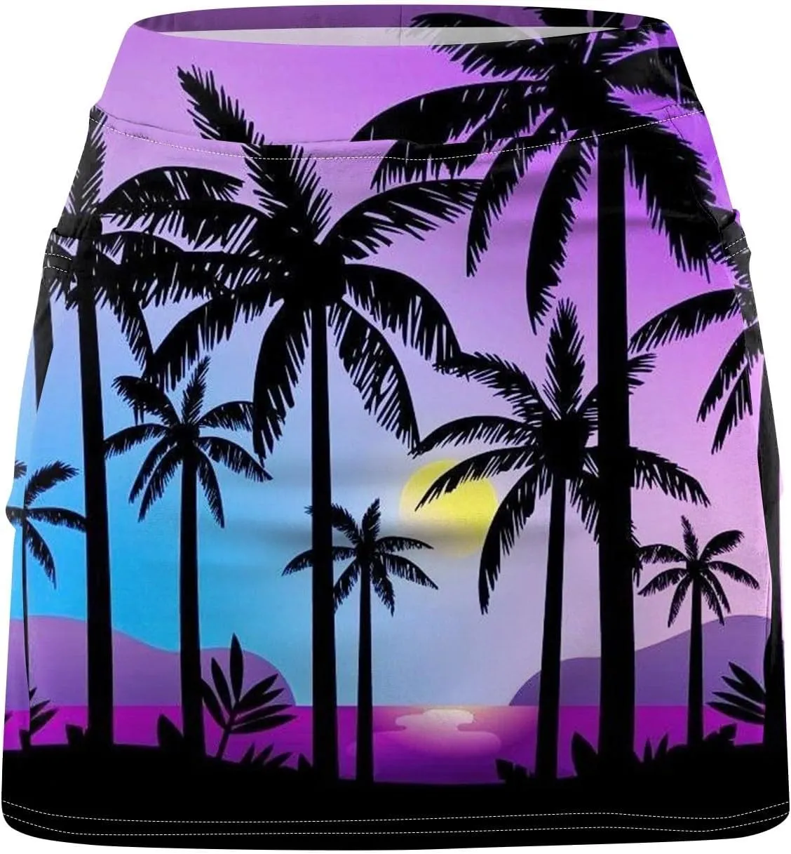 Skirts for Women Lightweight Joggers Athletic Workout Skorts Printed Sports Pants Tummy Control Athletic Shorts