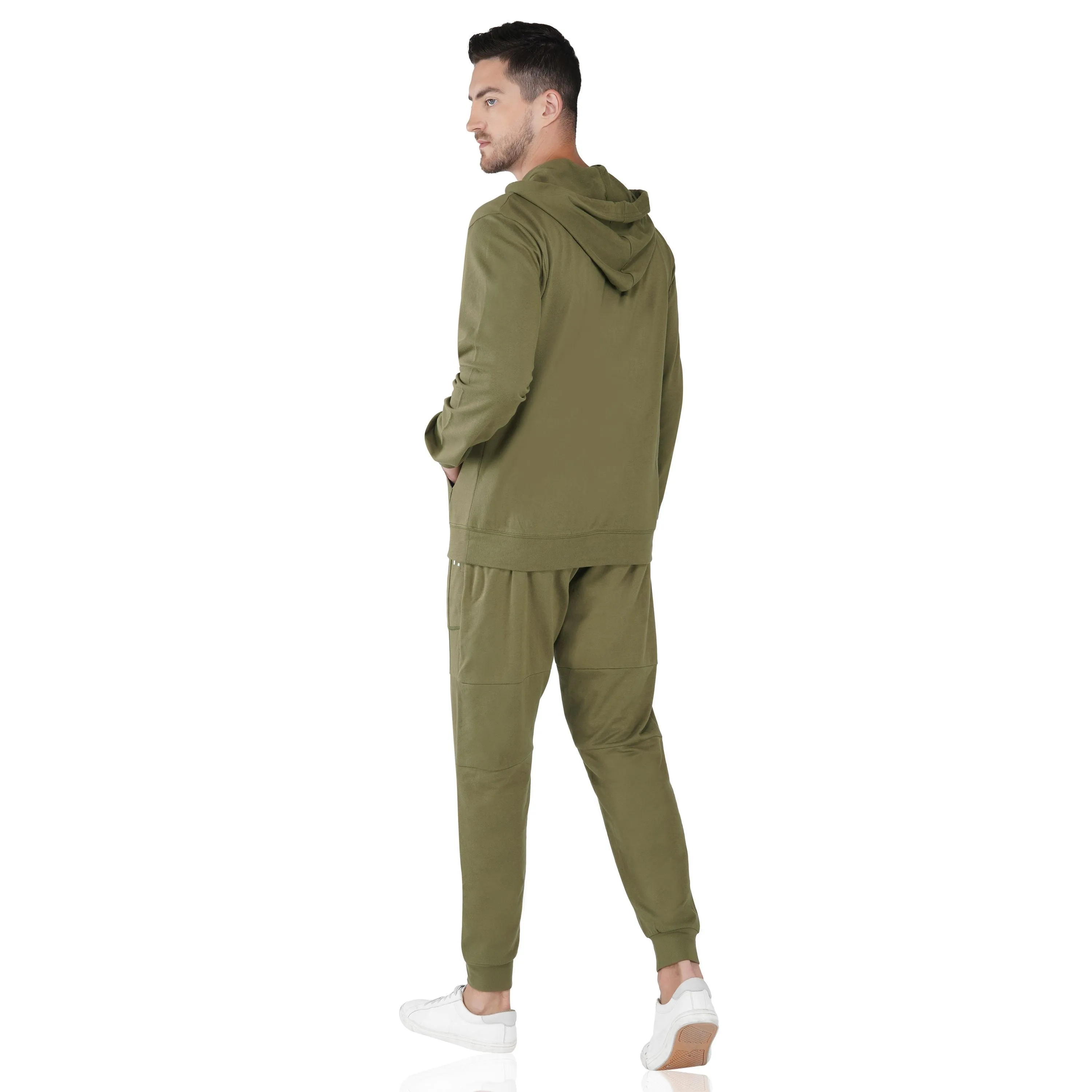 SLAY. Classic Men's Olive Green Tracksuit