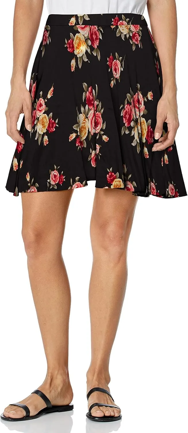 Star Vixen Women's Full Short Ponte Knit Skater