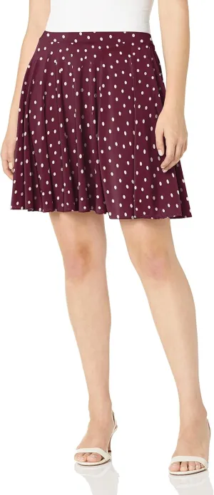Star Vixen Women's Full Short Ponte Knit Skater