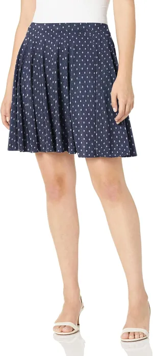 Star Vixen Women's Full Short Ponte Knit Skater