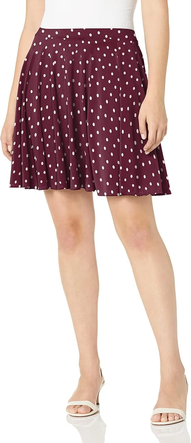 Star Vixen Women's Full Short Ponte Knit Skater