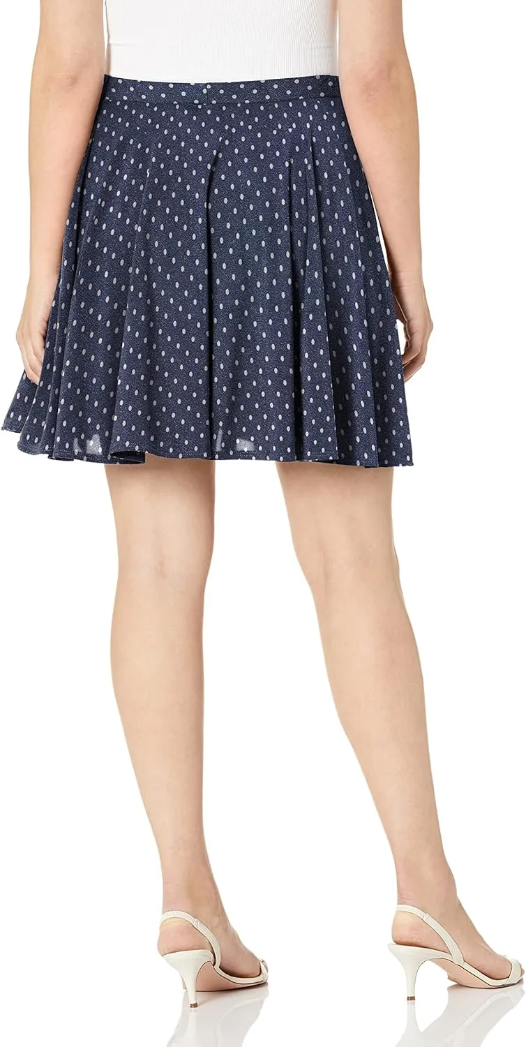 Star Vixen Women's Full Short Ponte Knit Skater