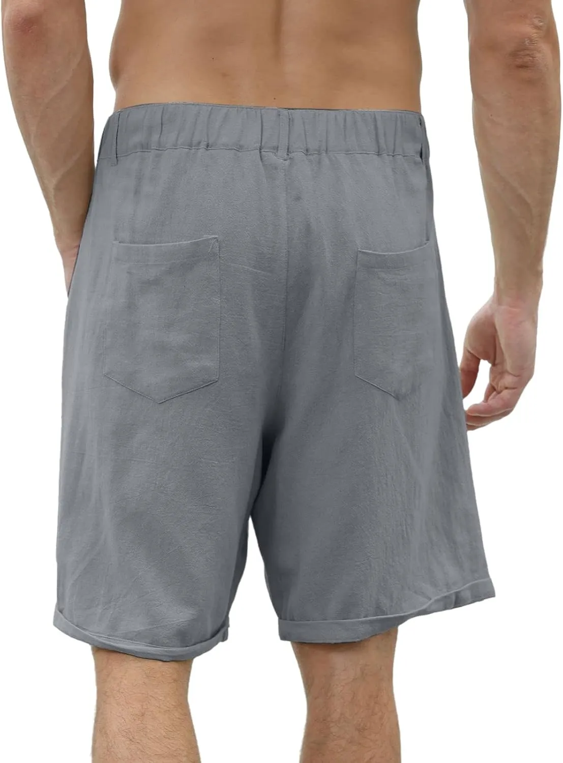 SUWBMHWE Mens Dress Shorts Casual Summer Pleated Front Work Golf Chino Shorts Button Waist Lightweight Beach Vacation Outfits