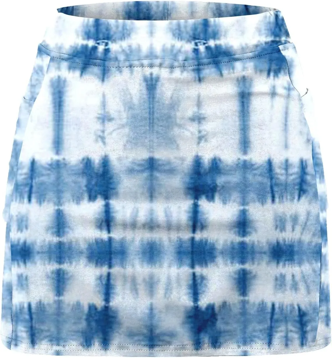 Tennis Skirts for Women Athletic Skort with Shorts High Waist Tummy Control Yoga Skirt Workout Printed Skirt Shorts