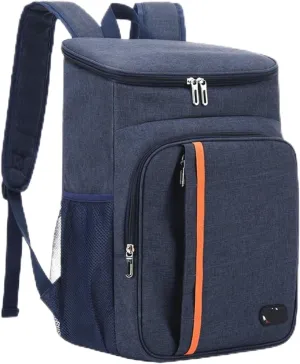 Travel Bag Insulated Backpack Cooler - Waterproof Thermal Bag for Beach, Travel, and Camping Lightweight Portable Lunch Backpack for Men and Women(Blue)