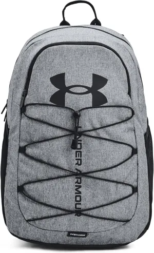 Under Armour Unisex-Adult Hustle Sport Backpack , Pitch Gray Medium Heather (012)/Black , One Size Fits All