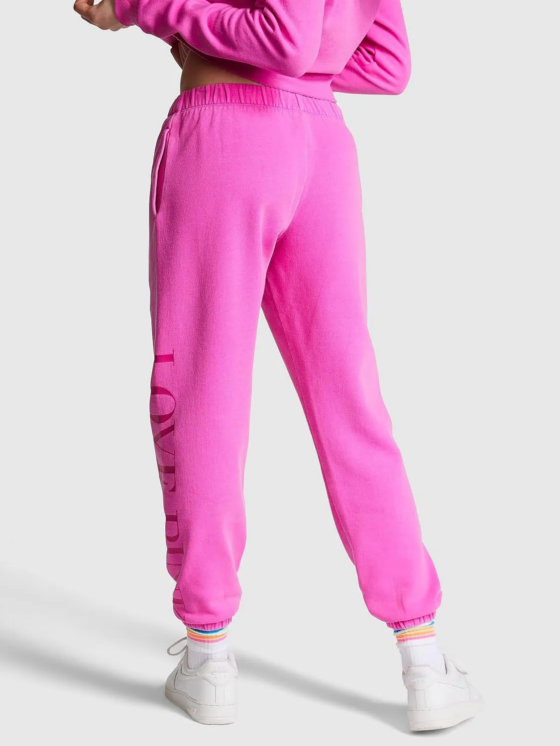 Victoria's Secret Women's Pink Logo Campus Sweatpants, Womens Sweatpants, (XS-XXL)