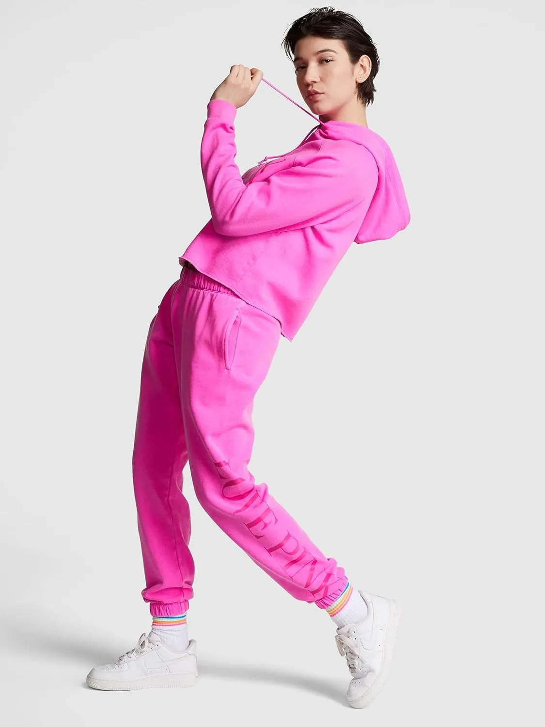 Victoria's Secret Women's Pink Logo Campus Sweatpants, Womens Sweatpants, (XS-XXL)
