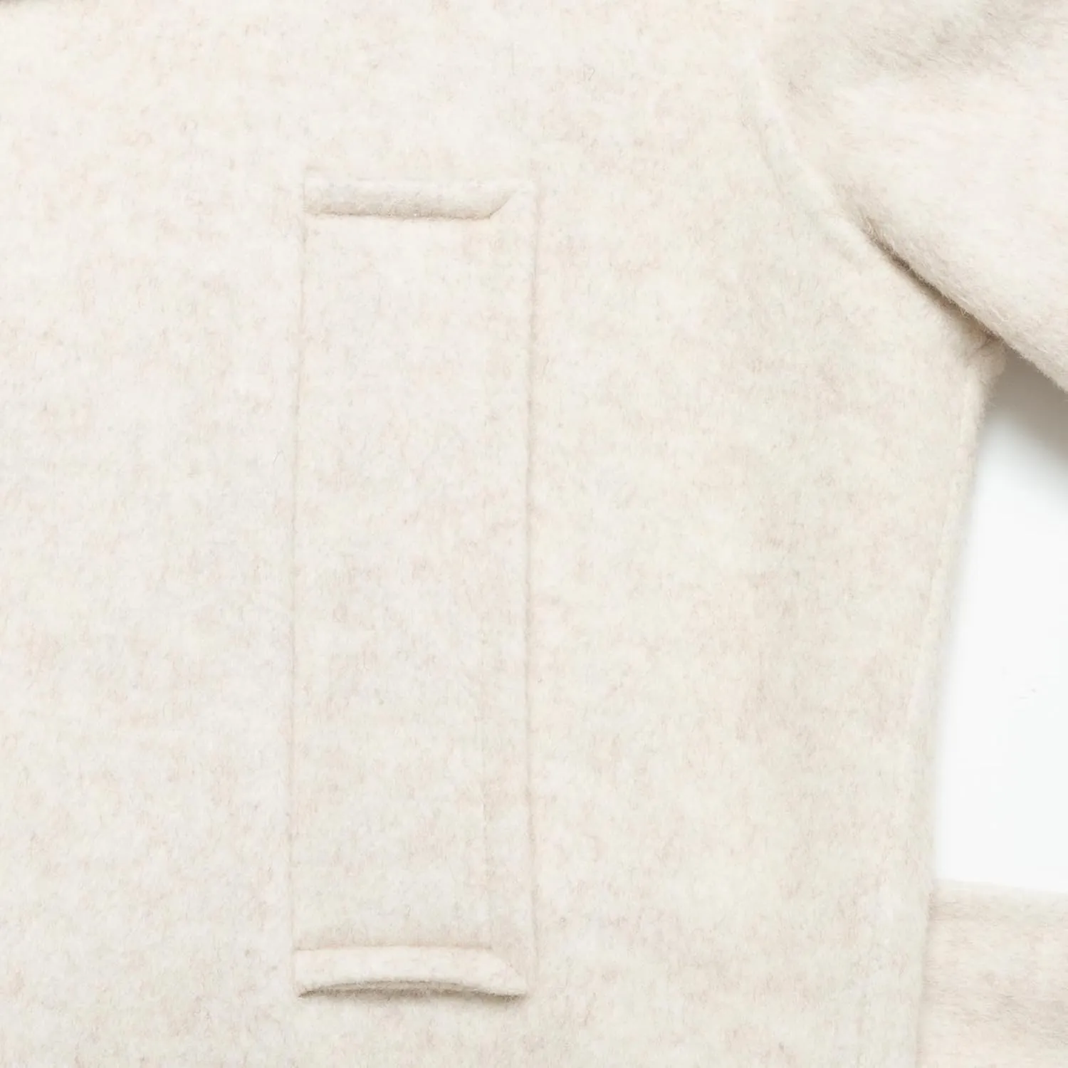 Women Merino Wool Wool Coats Notched Lapel Pea Coat Open Front Trench Overcoat Jackets with Belt